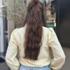 Blouse Bibi geel gestreept - Afbeelding 4