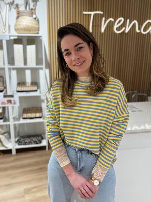 Truitje Demi blauw/geel