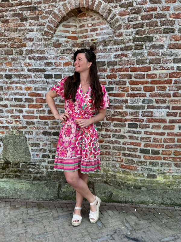 Jurkje Cherryl fuchsia - Afbeelding 4