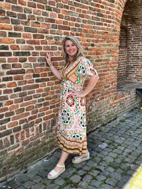 Jurk Jaëlle groen - Afbeelding 2