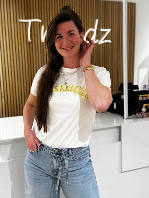 Shirtje Los Angeles geel