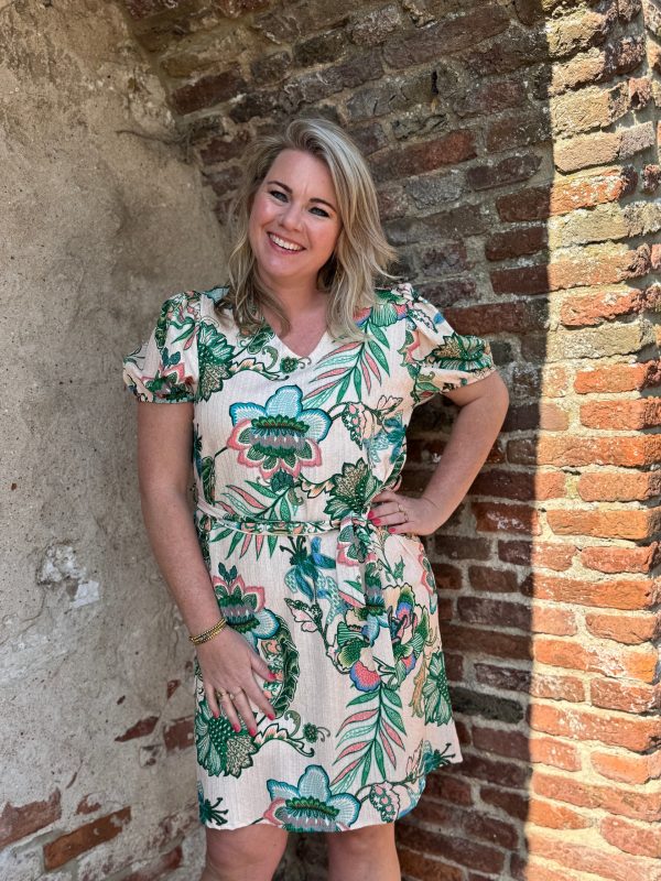 Jurkje Kim flowers groen