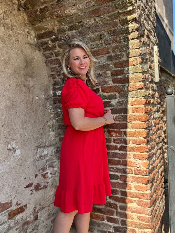 Jurkje Tanja rood - Afbeelding 2