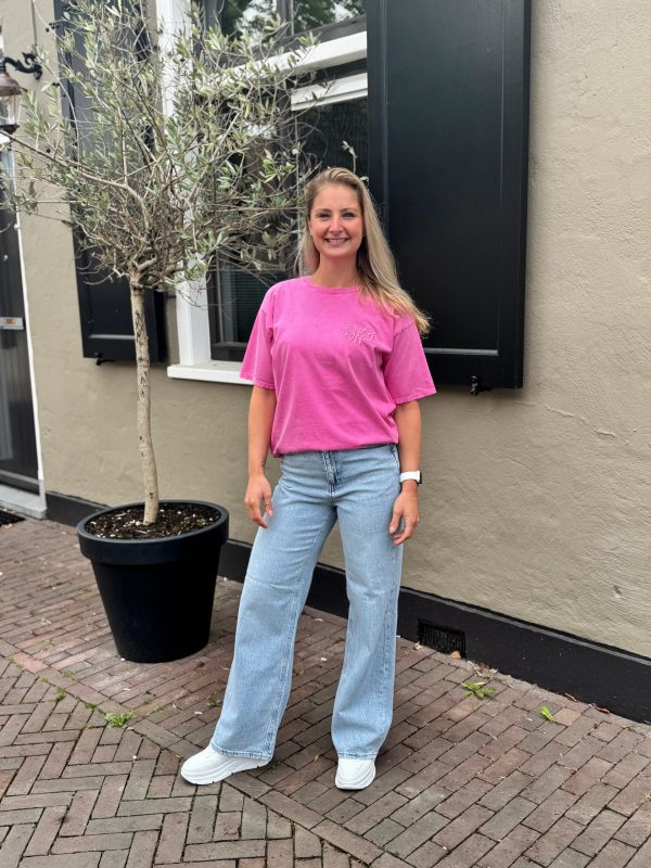 Shirtje Out of Office roze - Afbeelding 5