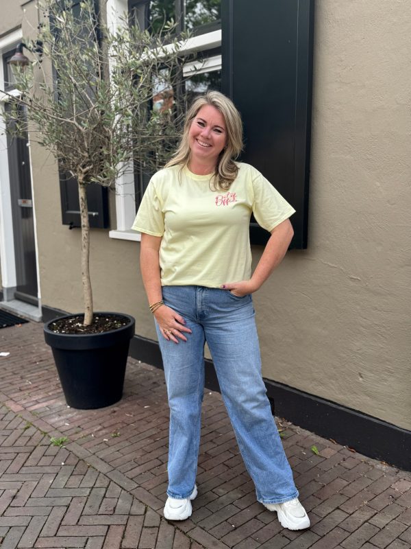 Shirtje Out of Office geel - Afbeelding 4