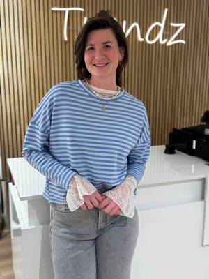 Truitje Demi blauw/lichtblauw