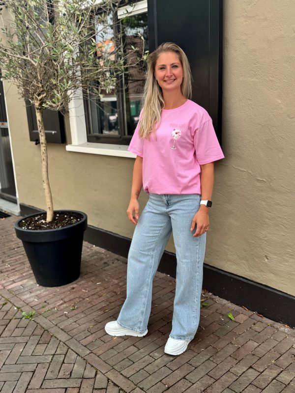Shirtje Gin licht roze - Afbeelding 4