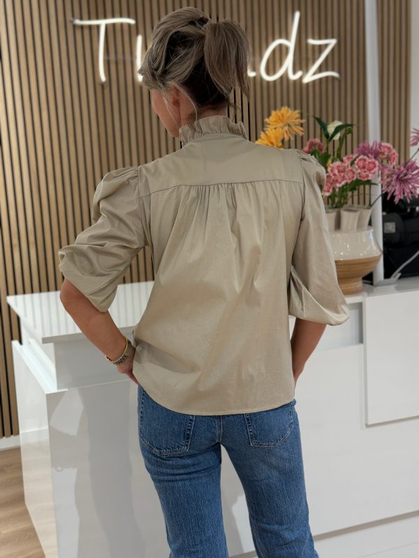 Blouse Sandra beige - Afbeelding 4