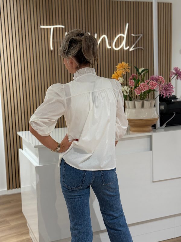 Blouse Sandra wit - Afbeelding 3