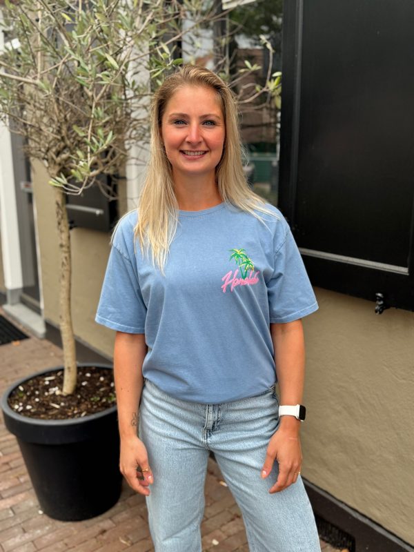Shirtje Honolulu blauw