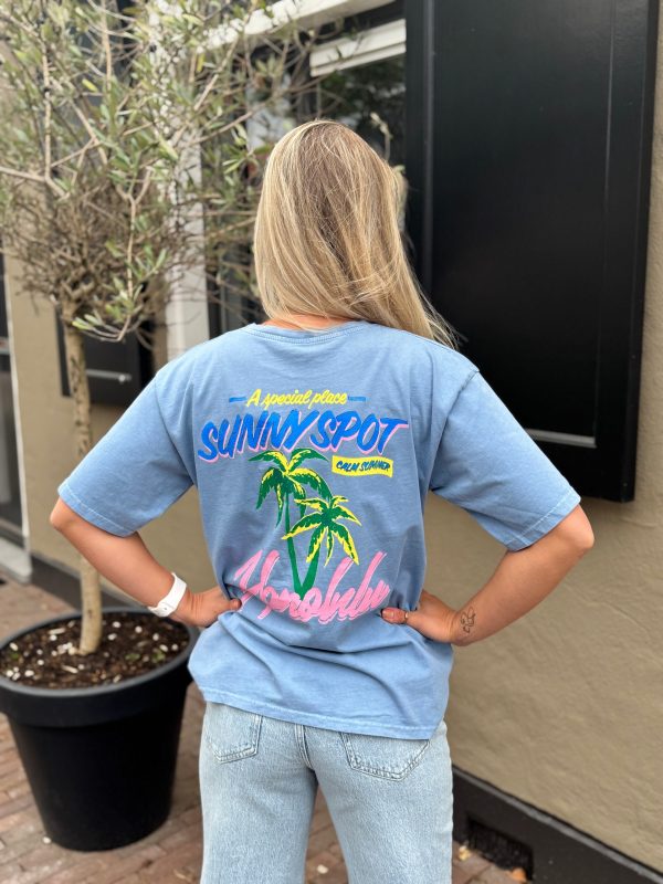 Shirtje Honolulu blauw - Afbeelding 2