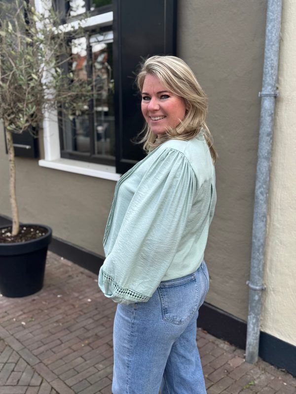 Blouse Jackie groen - Afbeelding 8