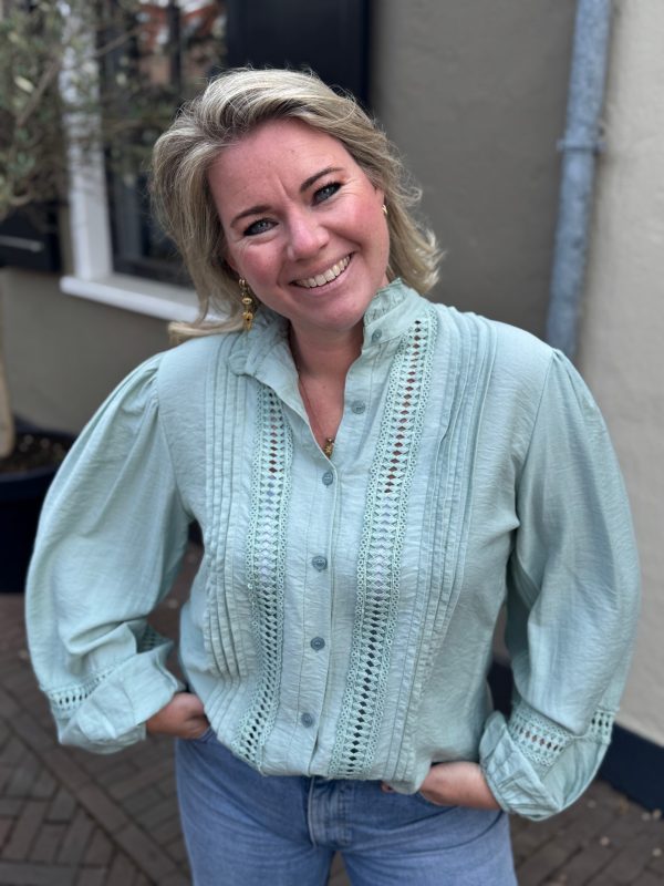Blouse Jackie groen - Afbeelding 6