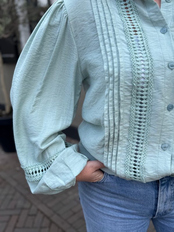 Blouse Jackie groen - Afbeelding 7