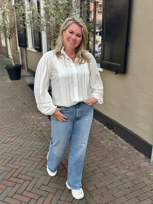 Blouse Jackie wit - Afbeelding 2