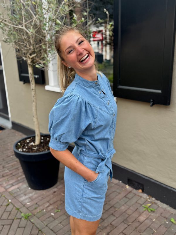 Denim playsuit - Afbeelding 4