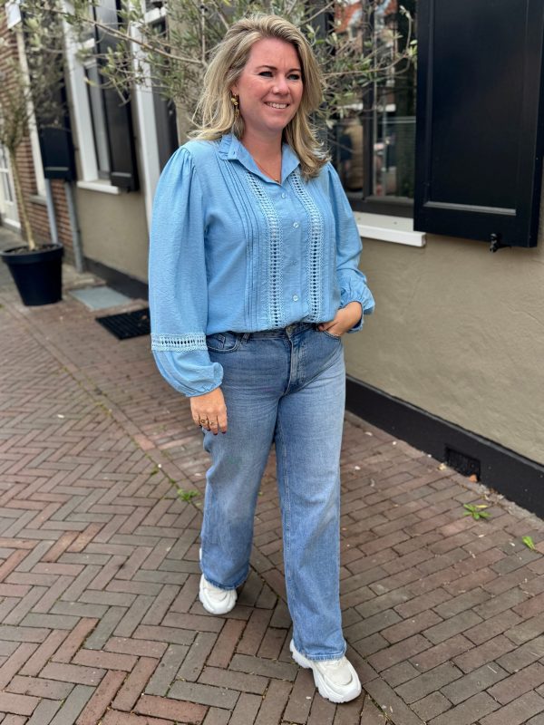 Blouse Jackie blauw - Afbeelding 4