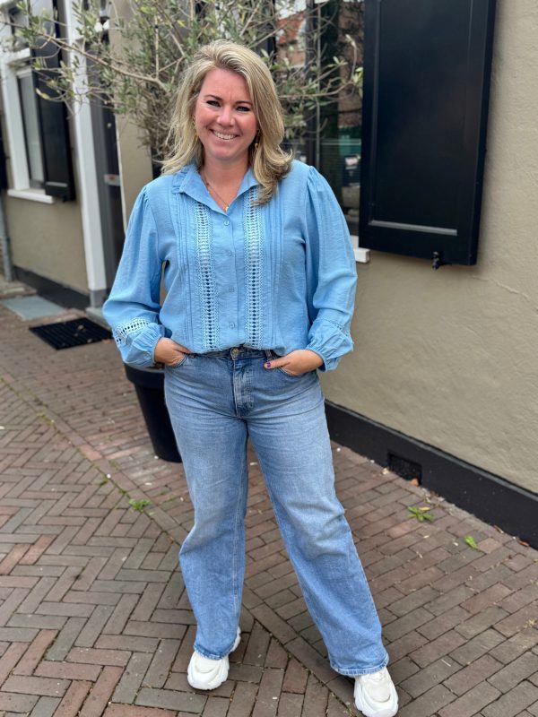 Blouse Jackie blauw