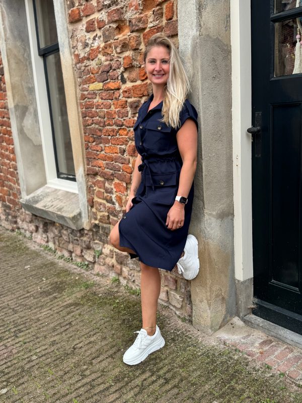 Jurkje Rebecca navy - Afbeelding 2