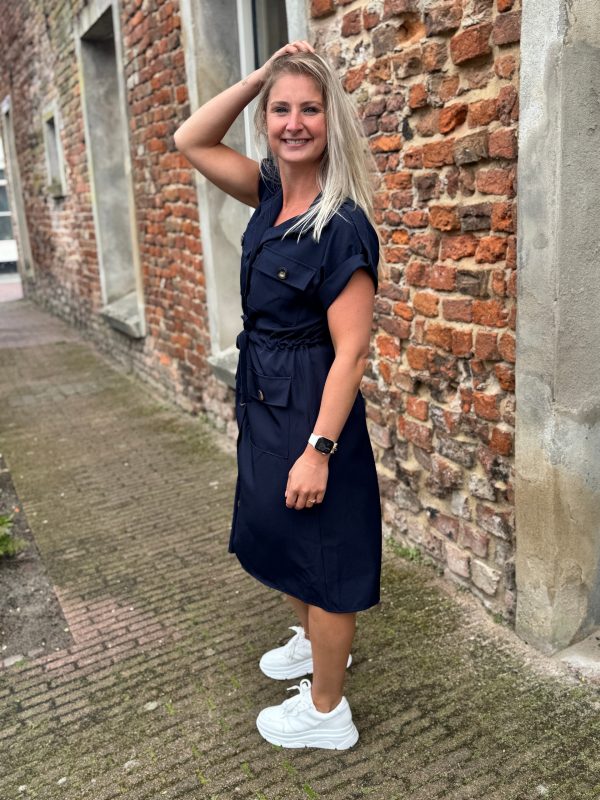 Jurkje Rebecca navy - Afbeelding 4