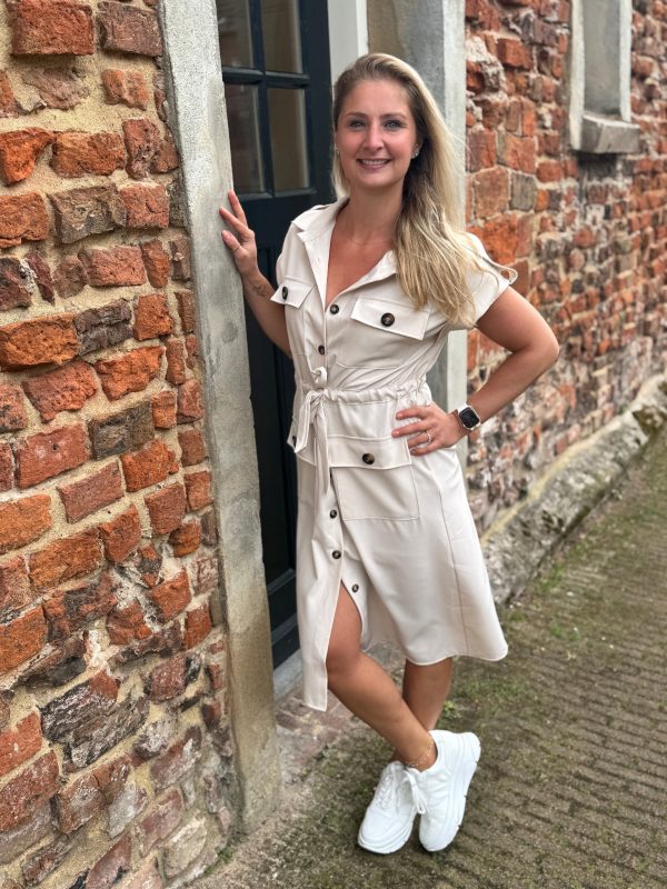 Jurkje Rebecca beige - Afbeelding 5