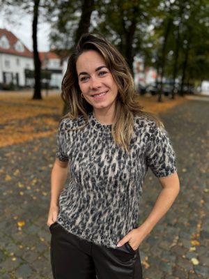 Truitje Lexy beige/zwart