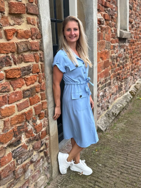 Jurkje Rebecca lichtblauw - Afbeelding 2
