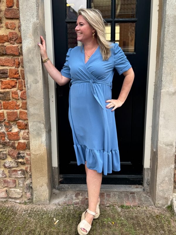 Jurkje Joyce blauw - Afbeelding 3