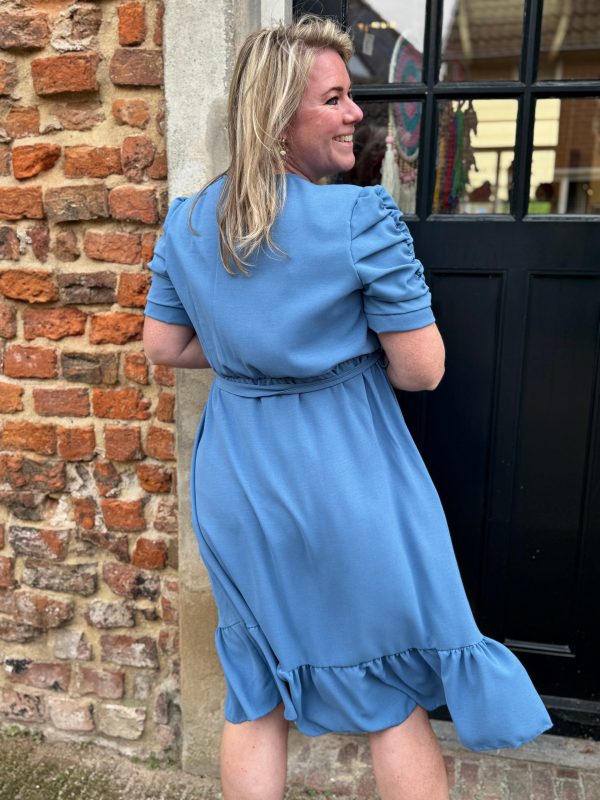 Jurkje Joyce blauw - Afbeelding 5