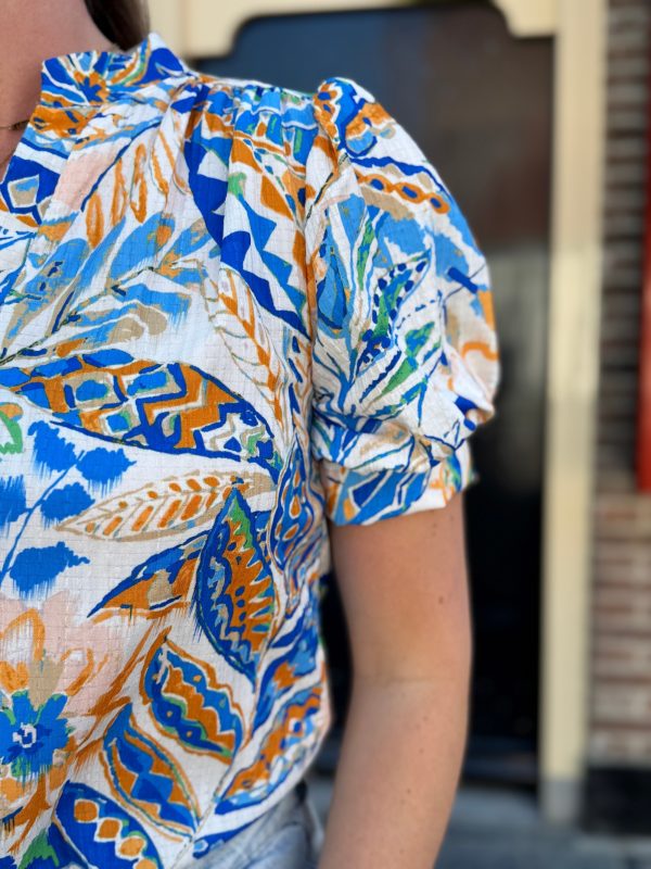 Top tropical blauw - Afbeelding 3