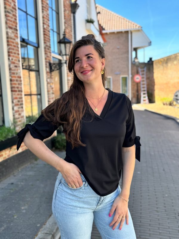 Shirtje Loraine zwart - Afbeelding 5