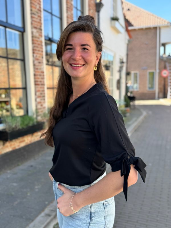 Shirtje Loraine zwart - Afbeelding 4