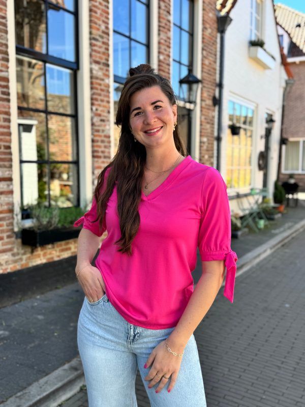 Shirtje Loraine roze - Afbeelding 4
