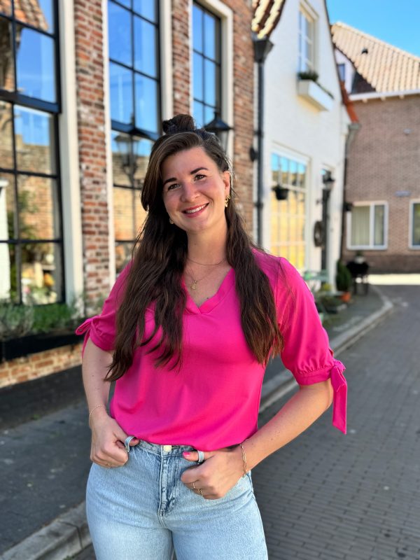 Shirtje Loraine roze