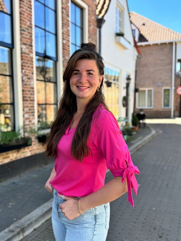 Shirtje Loraine roze - Afbeelding 2