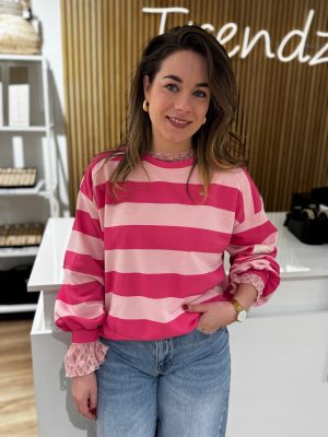 Trui Elize roze/lichtroze