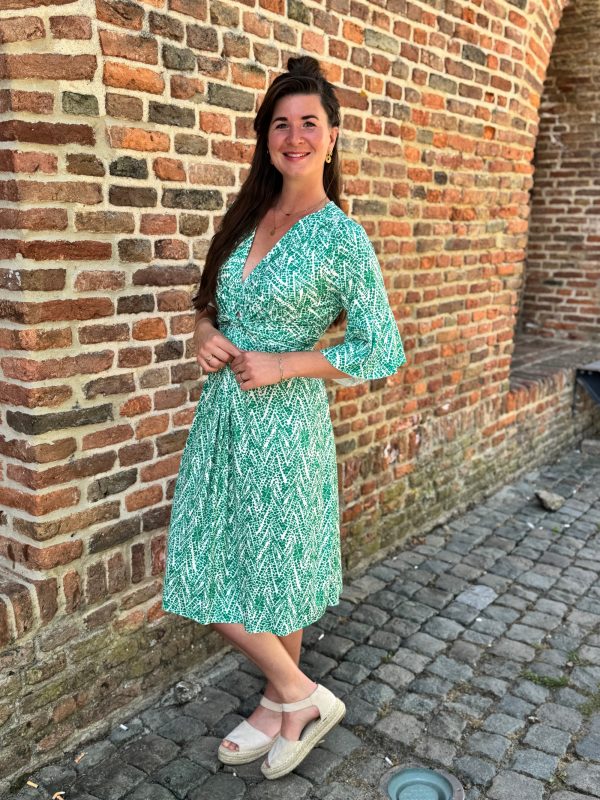 Jurk Daisy groen