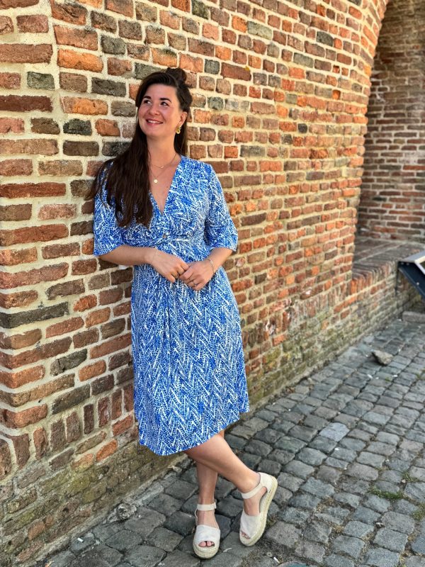 Jurk Daisy blauw - Afbeelding 5
