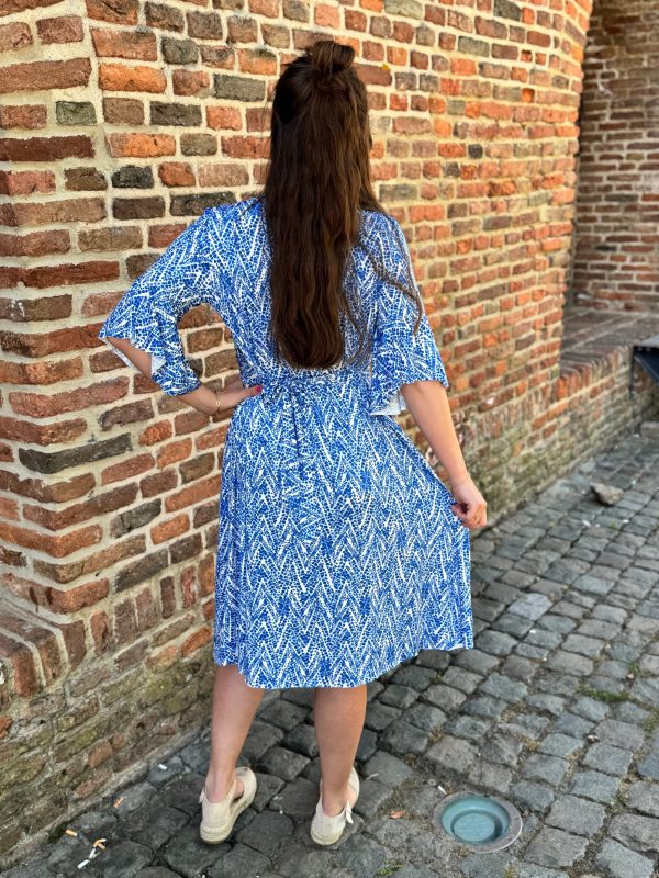 Jurk Daisy blauw - Afbeelding 4