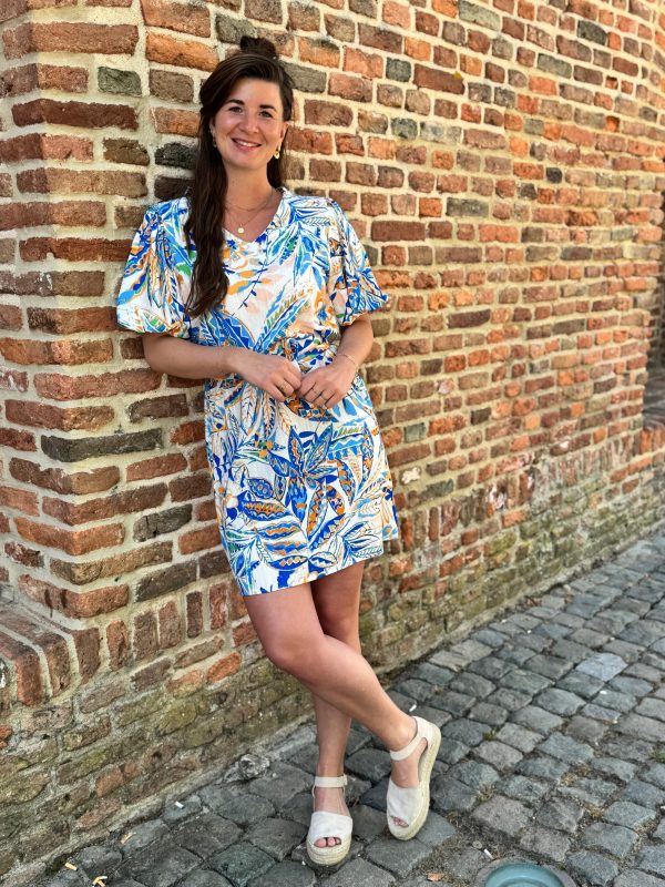 Jurkje Angela tropical blauw