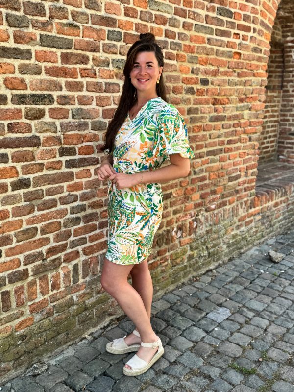 Jurkje Angela tropical groen - Afbeelding 2