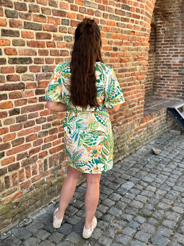 Jurkje Angela tropical groen - Afbeelding 3