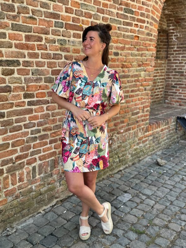 Jurkje Angela papagayo wit - Afbeelding 6
