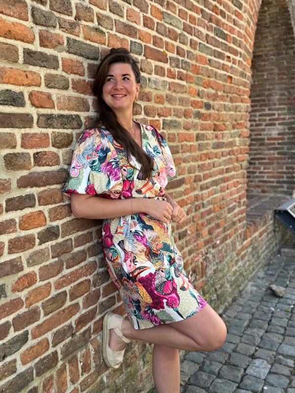 Jurkje Angela papagayo wit - Afbeelding 2