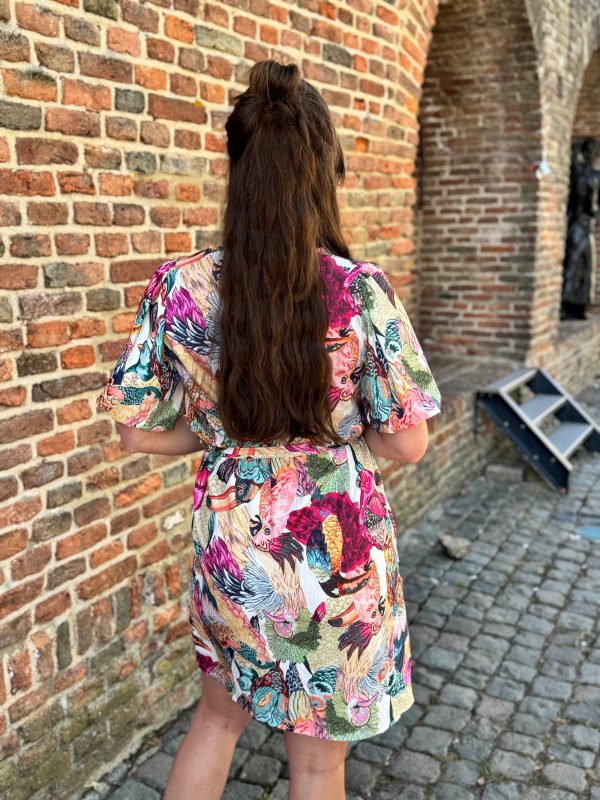 Jurkje Angela papagayo wit - Afbeelding 4