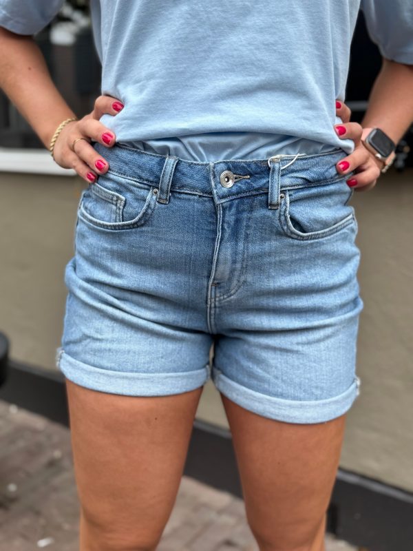 Short Josephine light blue