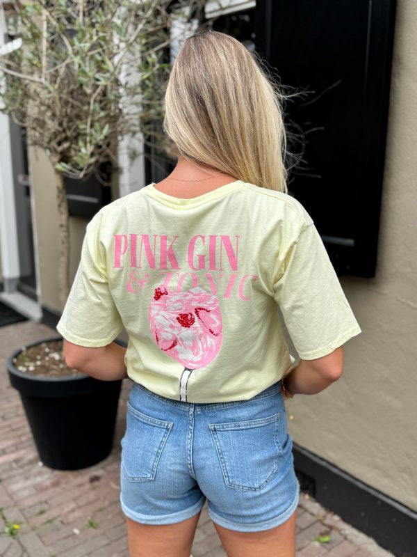 Shirtje Gin geel - Afbeelding 2