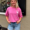 Shirtje Gin donker roze - Afbeelding 5