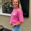 Shirtje Gin donker roze - Afbeelding 2