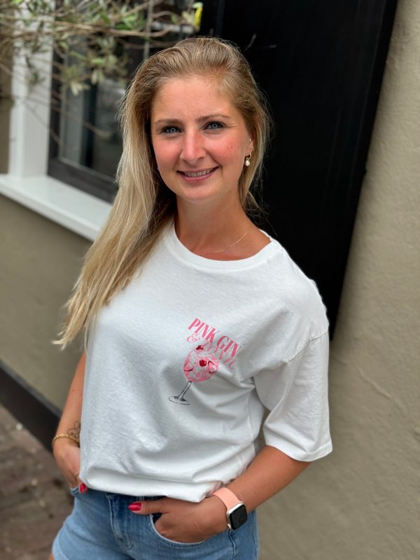 Shirtje Gin wit - Afbeelding 3